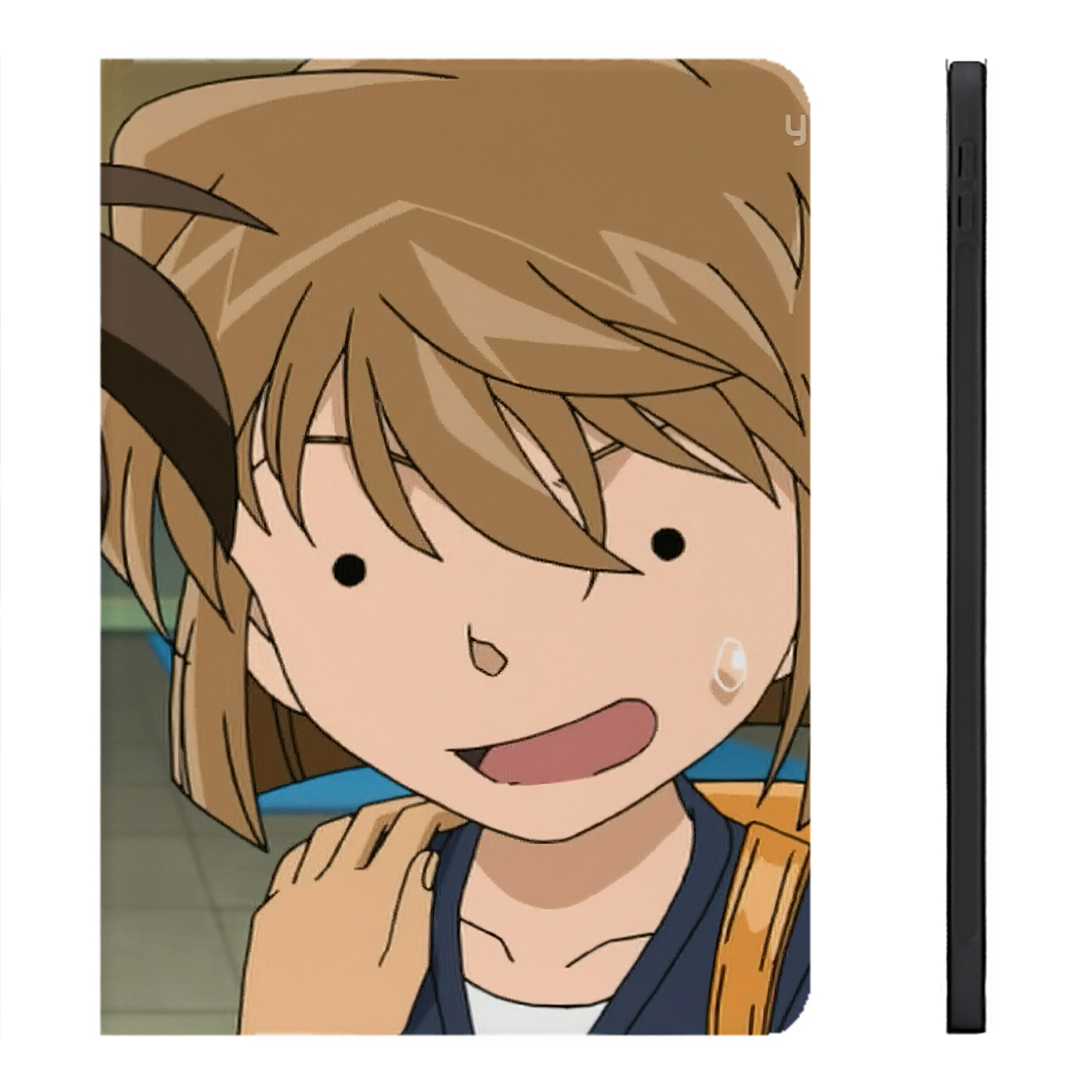 （画像用） 名探偵コナン Detective Conan IPadケース ペンホルダー付き ブックスタイルデザイン